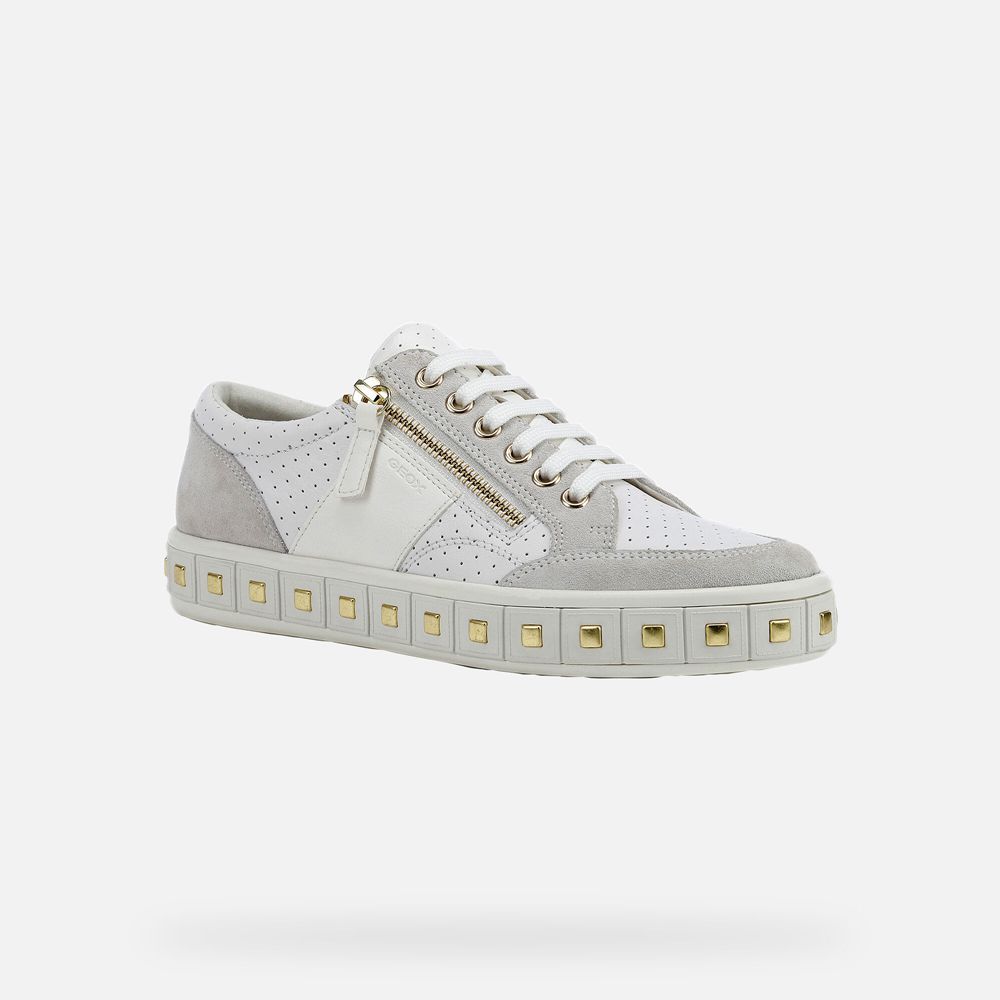 Tenis Geox Senhora Branco - Leelù - NAOQF9375